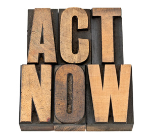 act now sign